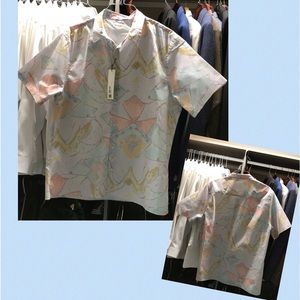 Zara Geometric Pastel Shirt